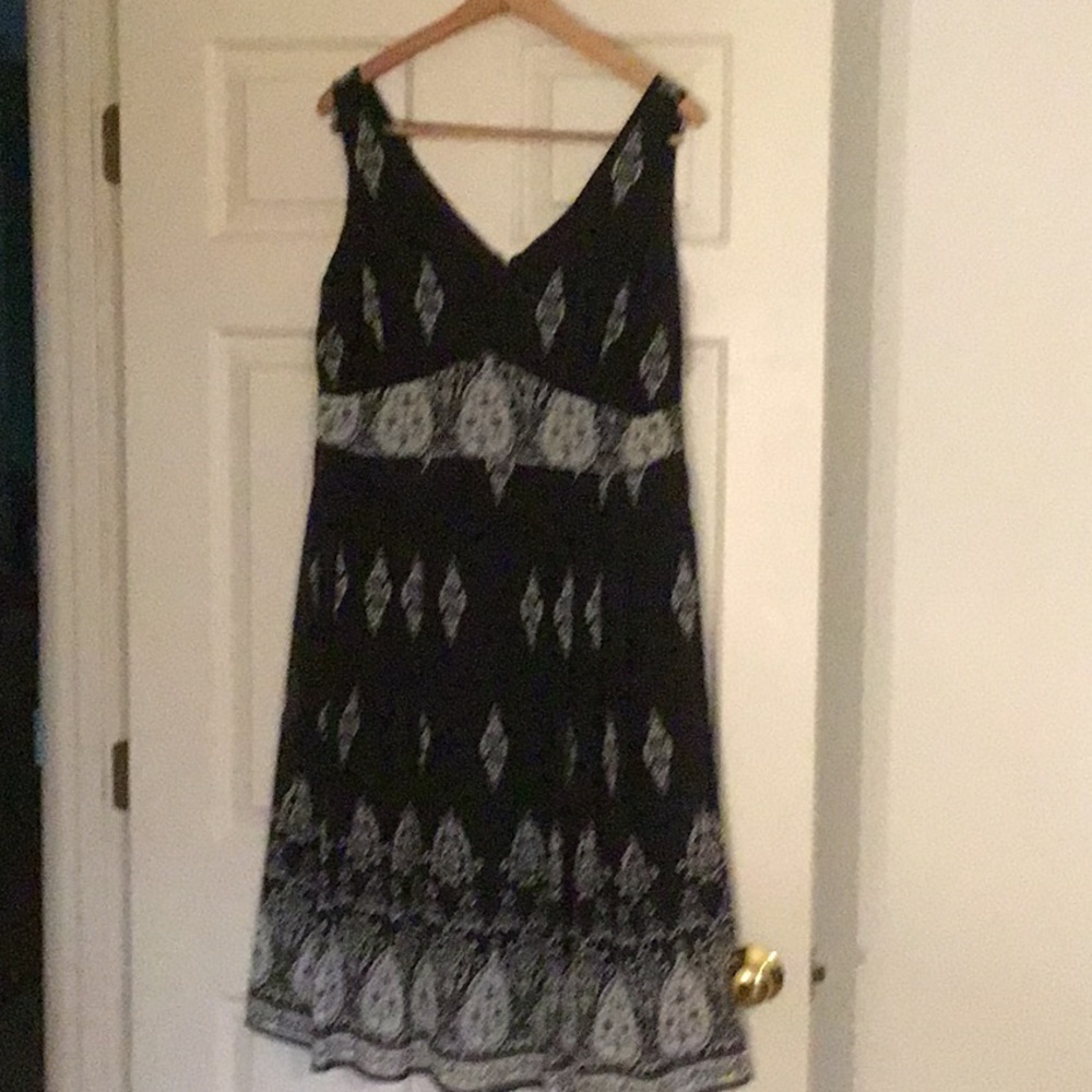 Black and white sundress